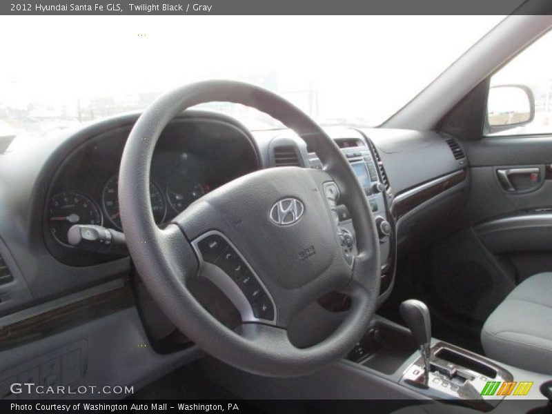 Twilight Black / Gray 2012 Hyundai Santa Fe GLS