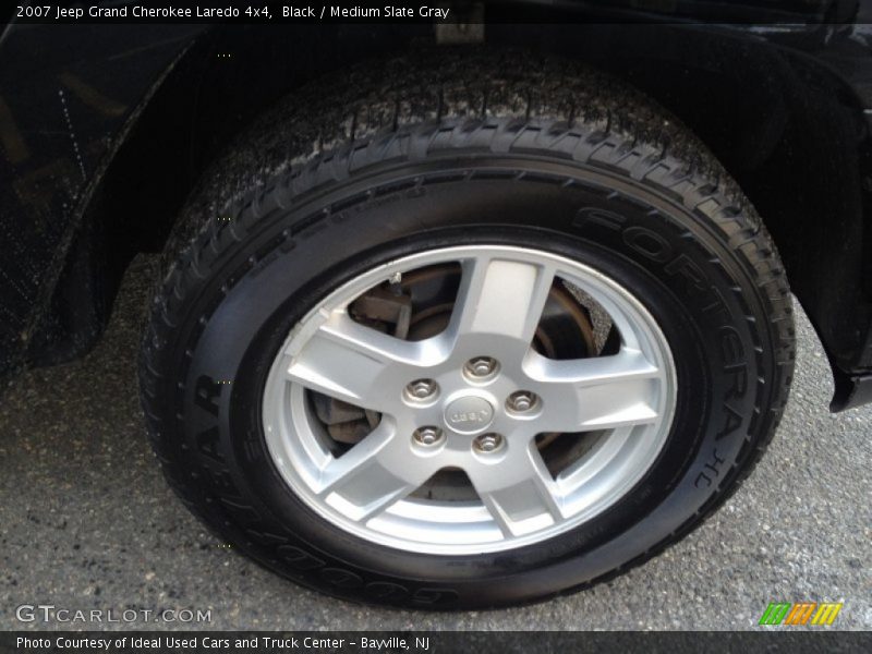 Black / Medium Slate Gray 2007 Jeep Grand Cherokee Laredo 4x4
