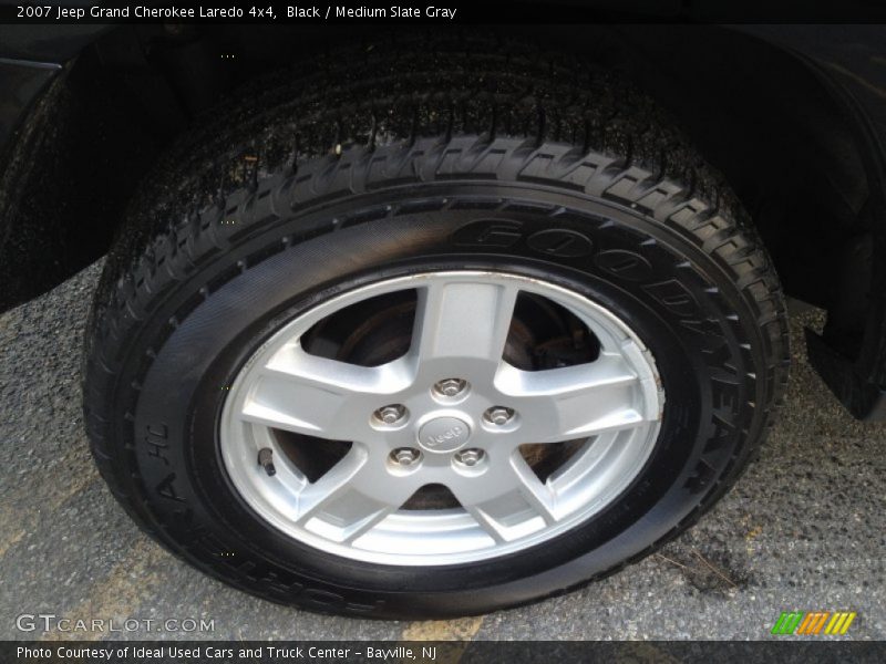 Black / Medium Slate Gray 2007 Jeep Grand Cherokee Laredo 4x4