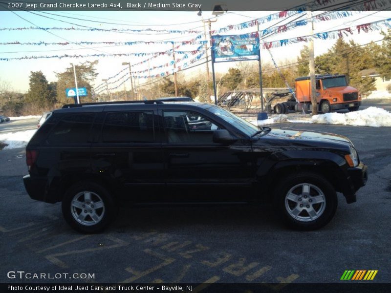 Black / Medium Slate Gray 2007 Jeep Grand Cherokee Laredo 4x4