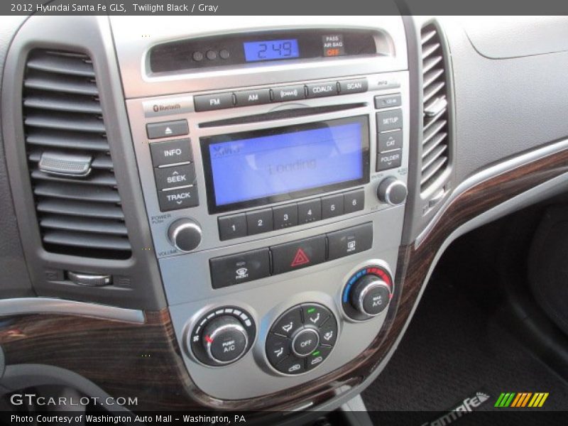 Twilight Black / Gray 2012 Hyundai Santa Fe GLS