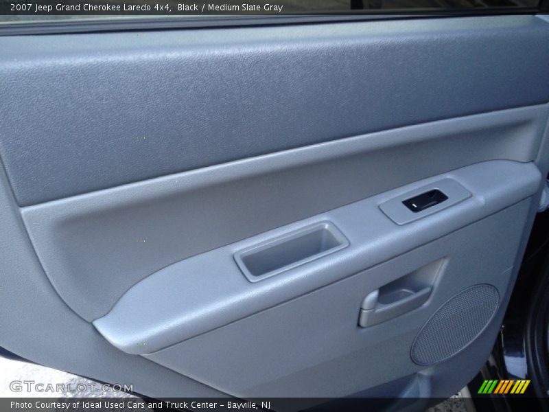 Black / Medium Slate Gray 2007 Jeep Grand Cherokee Laredo 4x4