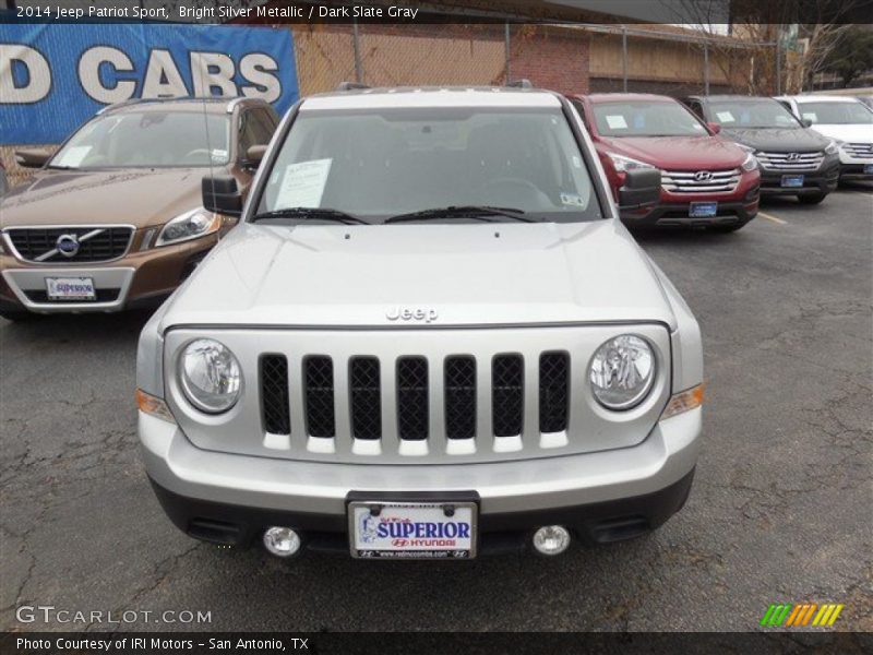 Bright Silver Metallic / Dark Slate Gray 2014 Jeep Patriot Sport