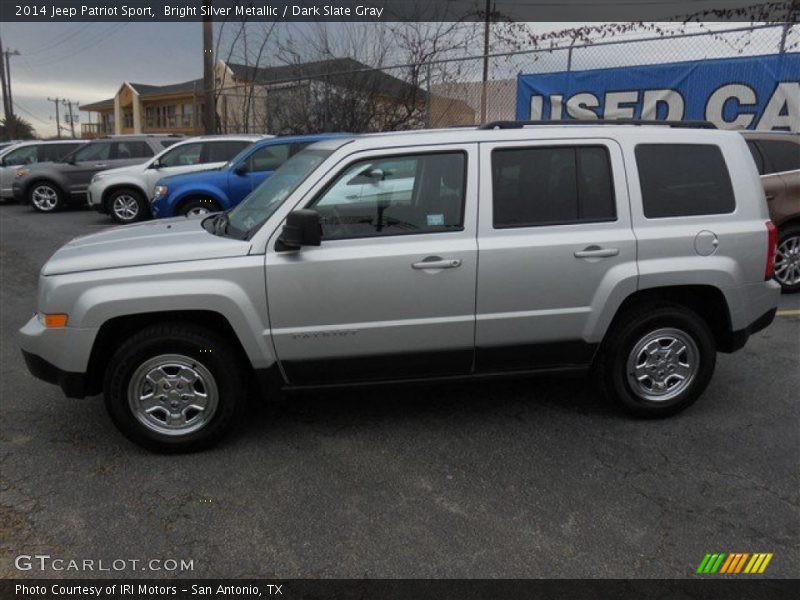 Bright Silver Metallic / Dark Slate Gray 2014 Jeep Patriot Sport
