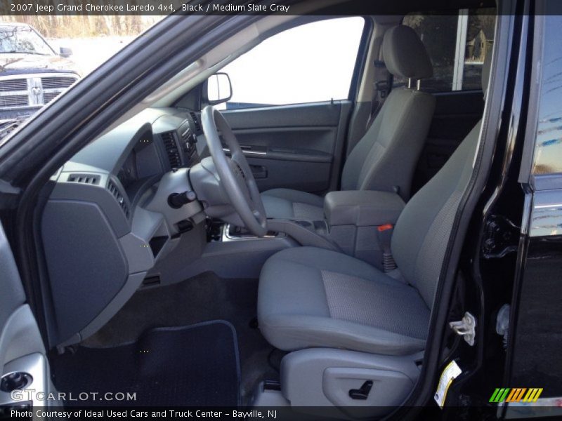 Black / Medium Slate Gray 2007 Jeep Grand Cherokee Laredo 4x4