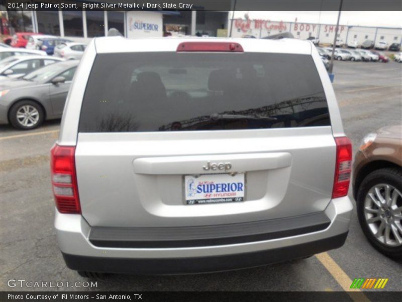 Bright Silver Metallic / Dark Slate Gray 2014 Jeep Patriot Sport