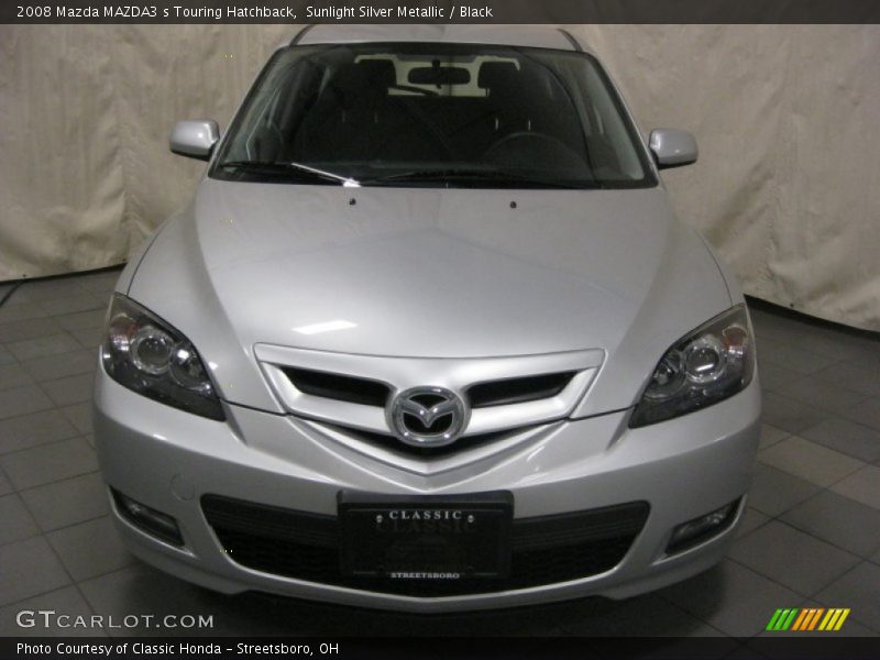 Sunlight Silver Metallic / Black 2008 Mazda MAZDA3 s Touring Hatchback