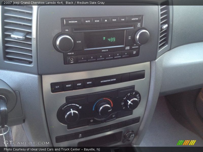 Black / Medium Slate Gray 2007 Jeep Grand Cherokee Laredo 4x4