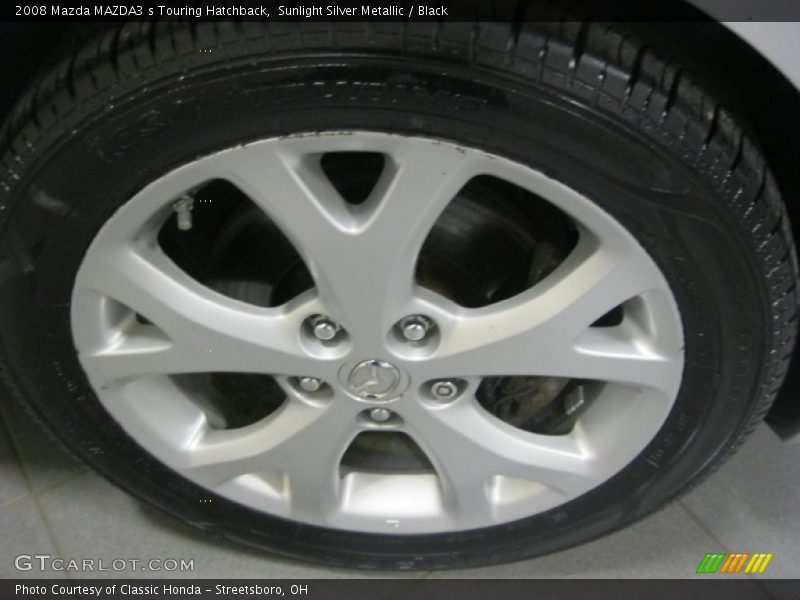 Sunlight Silver Metallic / Black 2008 Mazda MAZDA3 s Touring Hatchback