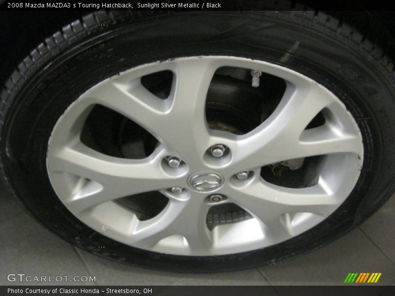 Sunlight Silver Metallic / Black 2008 Mazda MAZDA3 s Touring Hatchback