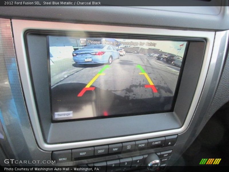 Steel Blue Metallic / Charcoal Black 2012 Ford Fusion SEL