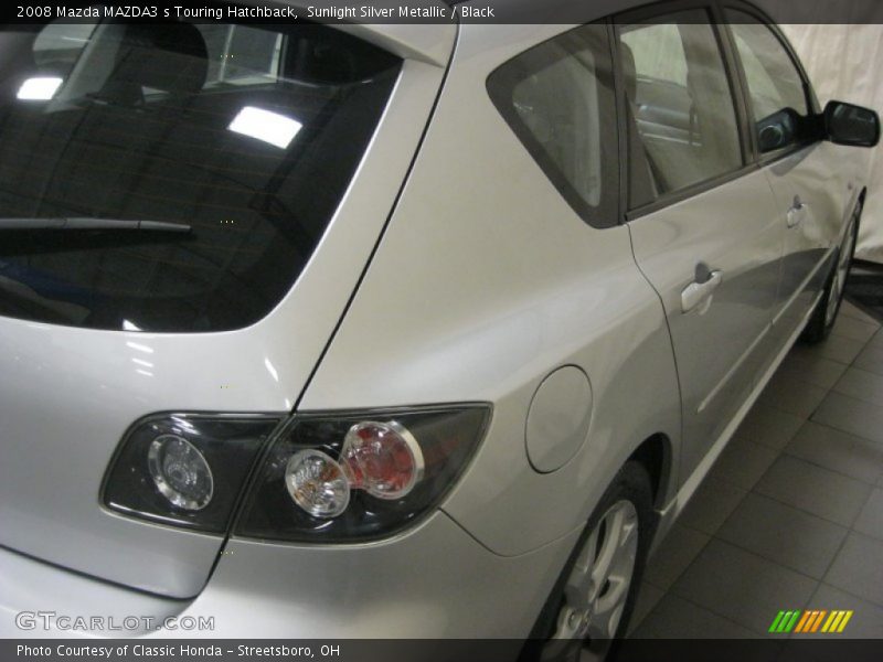 Sunlight Silver Metallic / Black 2008 Mazda MAZDA3 s Touring Hatchback