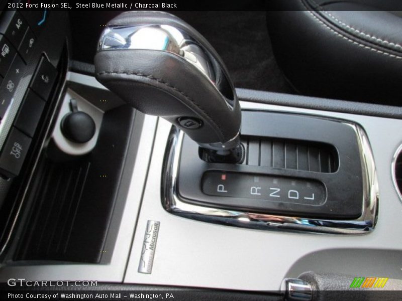Steel Blue Metallic / Charcoal Black 2012 Ford Fusion SEL