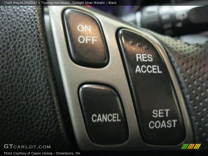 Sunlight Silver Metallic / Black 2008 Mazda MAZDA3 s Touring Hatchback