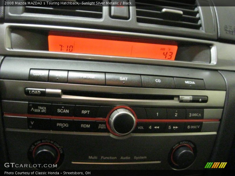 Sunlight Silver Metallic / Black 2008 Mazda MAZDA3 s Touring Hatchback