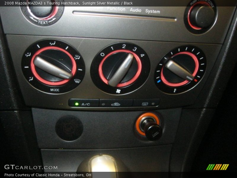 Sunlight Silver Metallic / Black 2008 Mazda MAZDA3 s Touring Hatchback