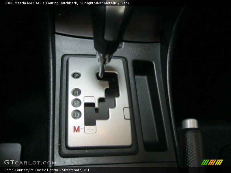 Sunlight Silver Metallic / Black 2008 Mazda MAZDA3 s Touring Hatchback