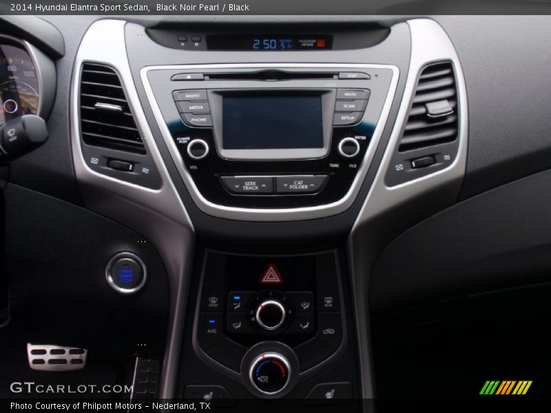 Black Noir Pearl / Black 2014 Hyundai Elantra Sport Sedan