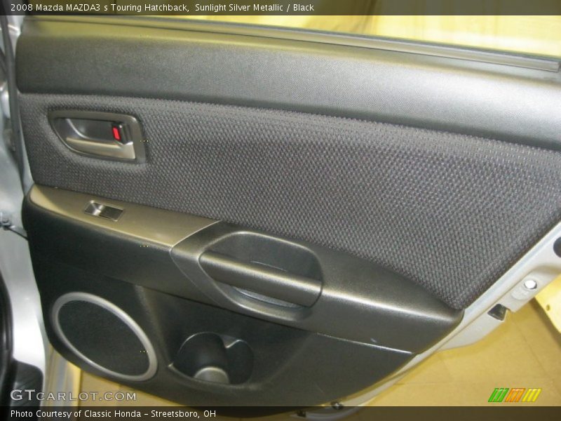 Sunlight Silver Metallic / Black 2008 Mazda MAZDA3 s Touring Hatchback