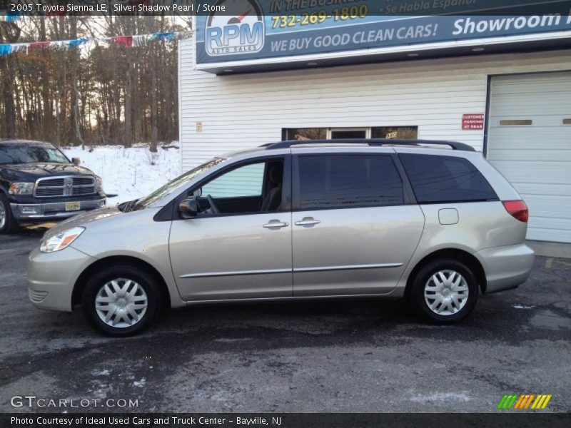 Silver Shadow Pearl / Stone 2005 Toyota Sienna LE