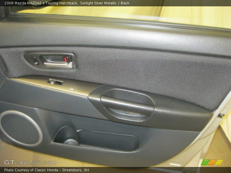 Sunlight Silver Metallic / Black 2008 Mazda MAZDA3 s Touring Hatchback