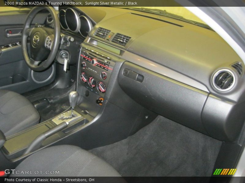 Sunlight Silver Metallic / Black 2008 Mazda MAZDA3 s Touring Hatchback