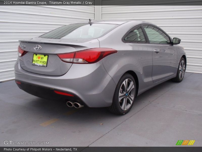 Titanium Gray Metallic / Gray 2014 Hyundai Elantra Coupe