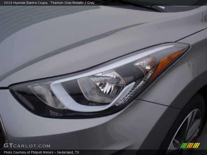 Titanium Gray Metallic / Gray 2014 Hyundai Elantra Coupe