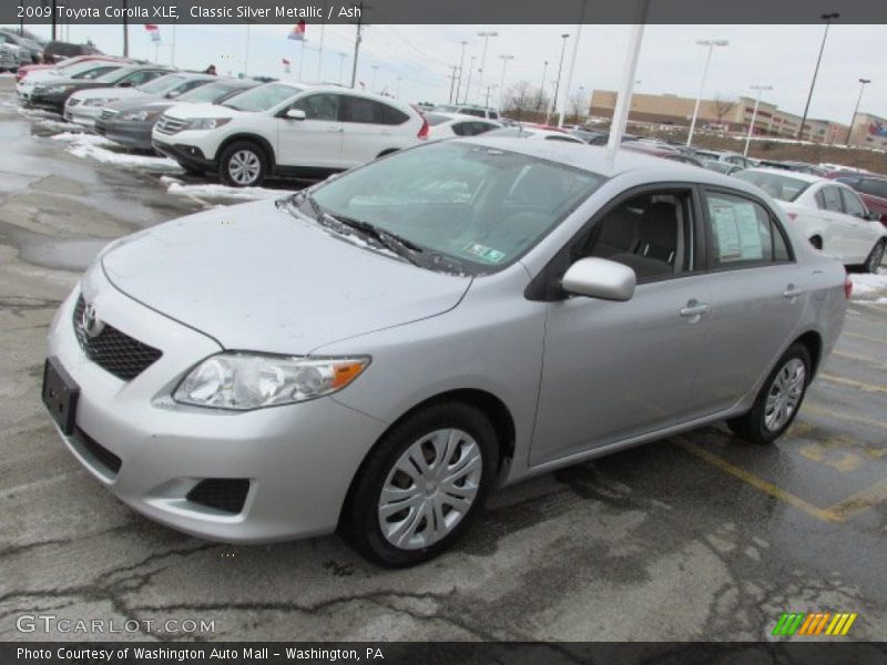 Classic Silver Metallic / Ash 2009 Toyota Corolla XLE