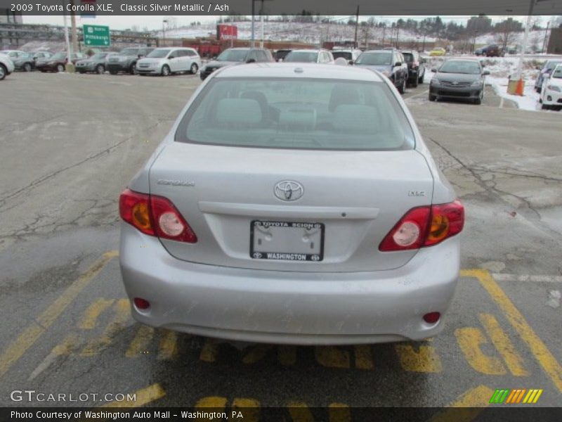 Classic Silver Metallic / Ash 2009 Toyota Corolla XLE