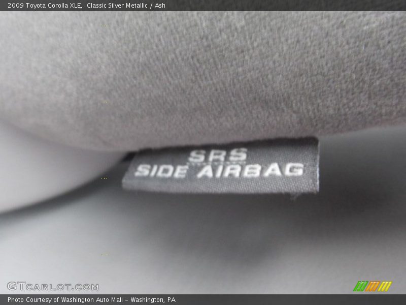 Classic Silver Metallic / Ash 2009 Toyota Corolla XLE