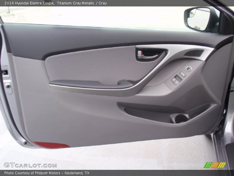 Door Panel of 2014 Elantra Coupe 
