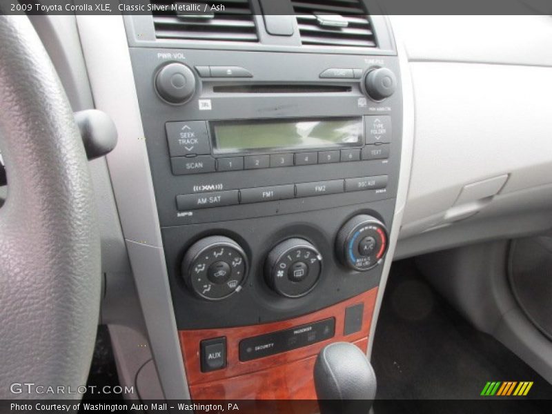 Classic Silver Metallic / Ash 2009 Toyota Corolla XLE