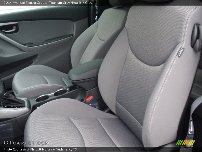 Front Seat of 2014 Elantra Coupe 