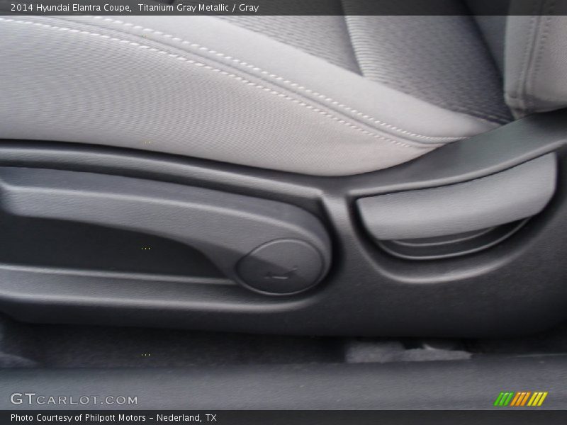 Titanium Gray Metallic / Gray 2014 Hyundai Elantra Coupe