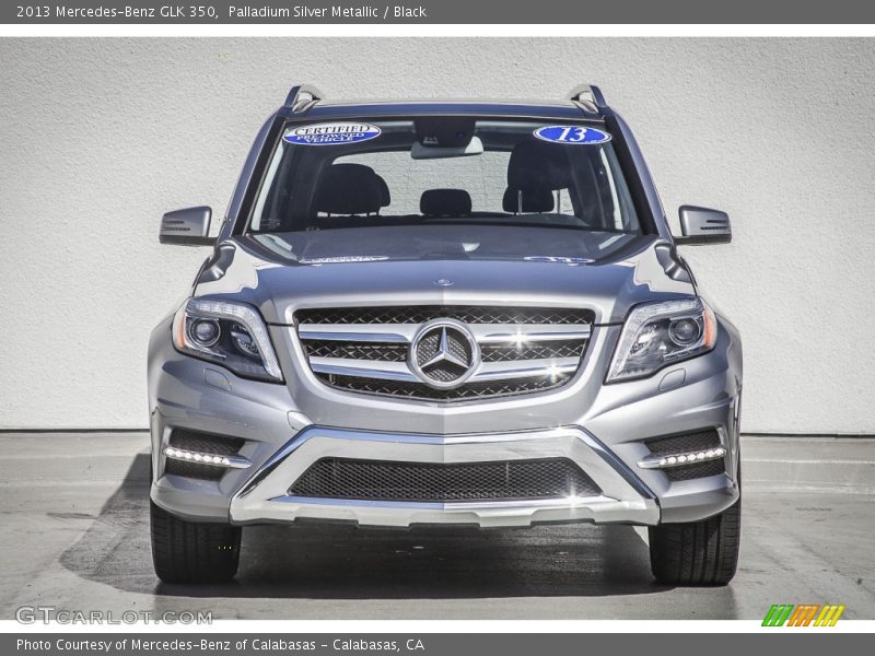 Palladium Silver Metallic / Black 2013 Mercedes-Benz GLK 350