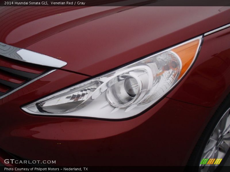 Venetian Red / Gray 2014 Hyundai Sonata GLS