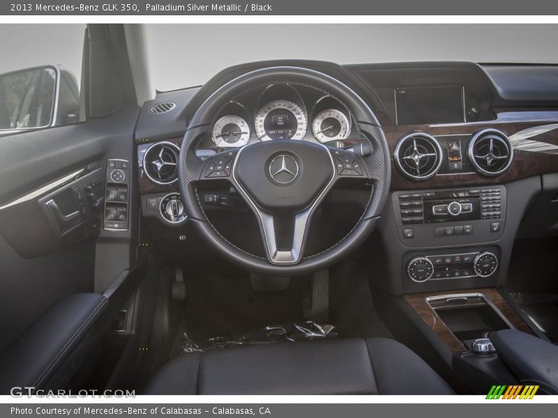 Palladium Silver Metallic / Black 2013 Mercedes-Benz GLK 350
