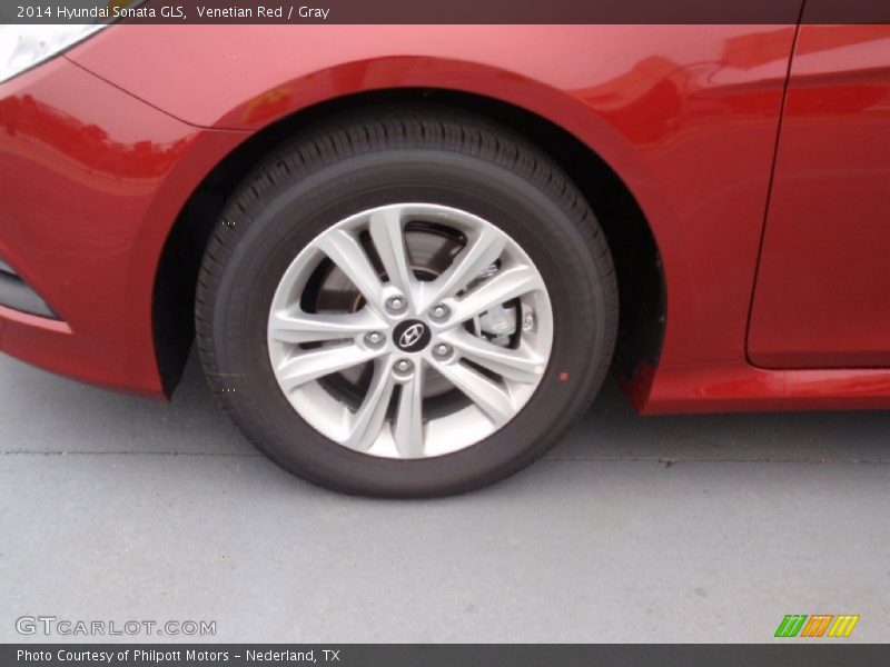 Venetian Red / Gray 2014 Hyundai Sonata GLS