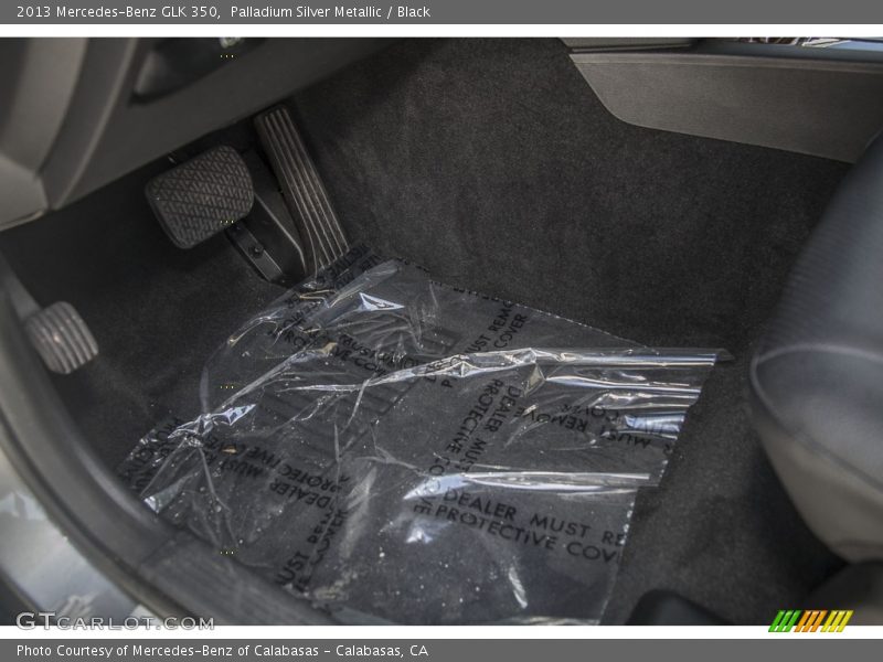 Palladium Silver Metallic / Black 2013 Mercedes-Benz GLK 350