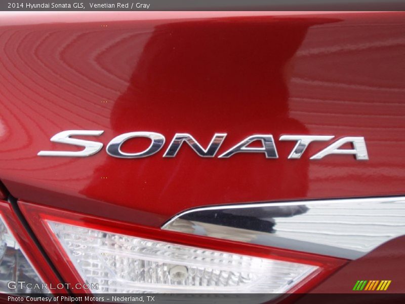 Venetian Red / Gray 2014 Hyundai Sonata GLS