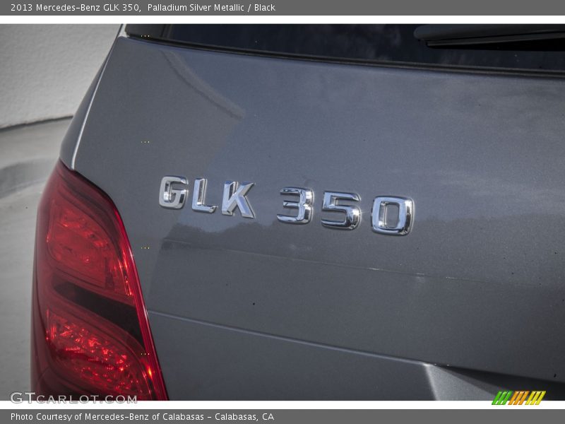 Palladium Silver Metallic / Black 2013 Mercedes-Benz GLK 350