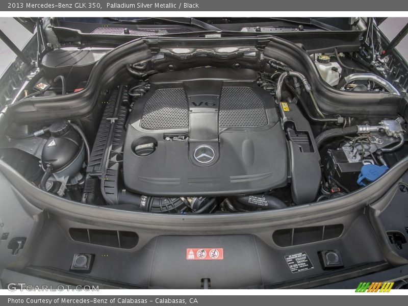 Palladium Silver Metallic / Black 2013 Mercedes-Benz GLK 350