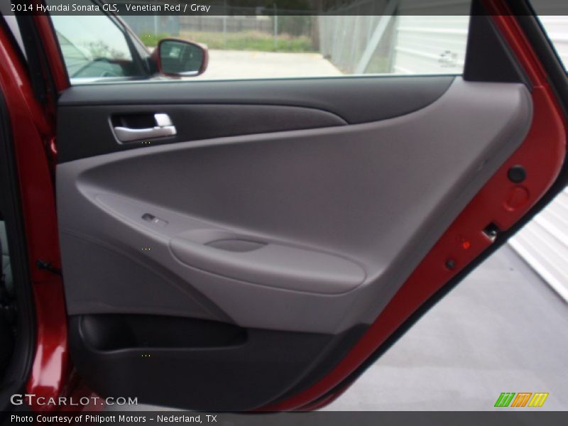 Venetian Red / Gray 2014 Hyundai Sonata GLS
