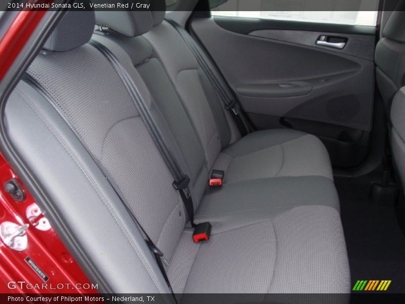 Venetian Red / Gray 2014 Hyundai Sonata GLS