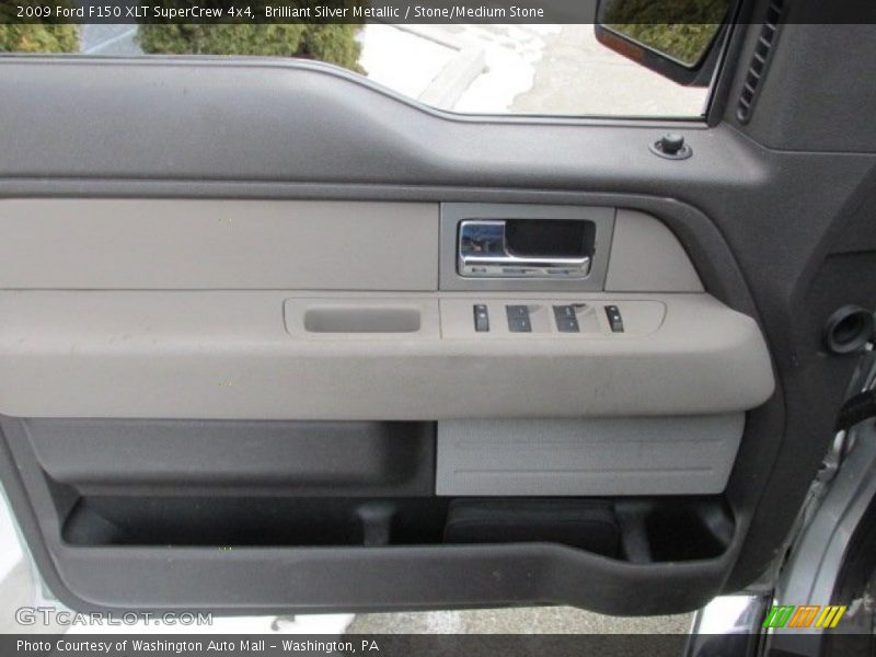 Brilliant Silver Metallic / Stone/Medium Stone 2009 Ford F150 XLT SuperCrew 4x4