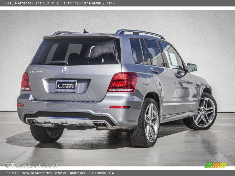 Palladium Silver Metallic / Black 2013 Mercedes-Benz GLK 350