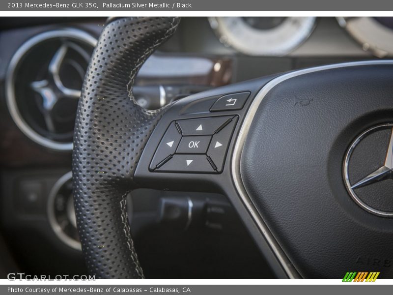 Palladium Silver Metallic / Black 2013 Mercedes-Benz GLK 350