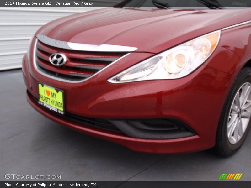 Venetian Red / Gray 2014 Hyundai Sonata GLS