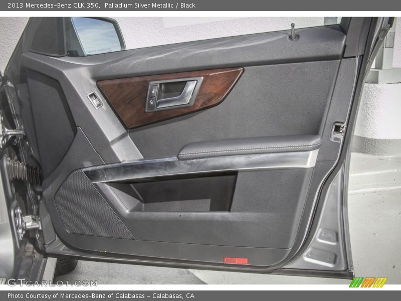 Palladium Silver Metallic / Black 2013 Mercedes-Benz GLK 350